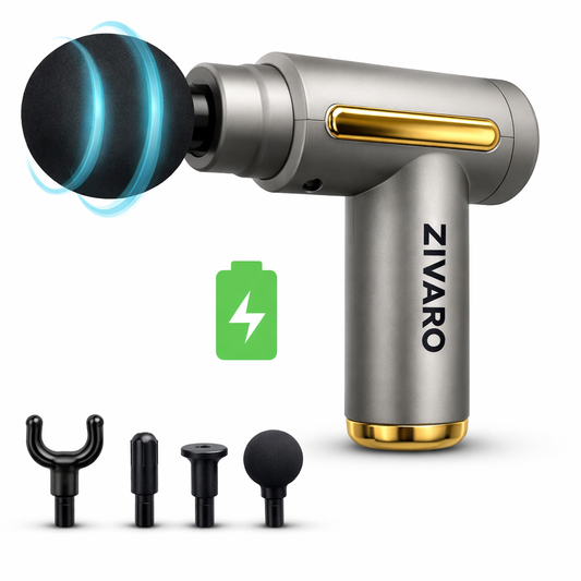 ZIVARO Pro Massage Gun - Get 70% OFF | FDA Certified Deep Tissue Relief Device India