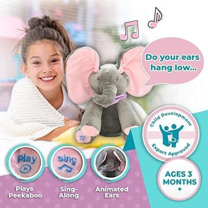 Musical Dancing Ears Elephant Soft Toy